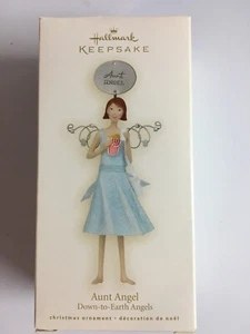 Hallmark Keepsake Holiday Ornament Down To Earth Angels "Aunt Angel" EUC - Picture 1 of 7