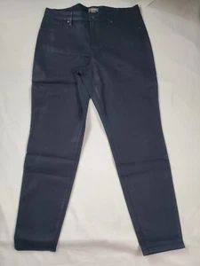 Martha Stewart Women's Coated Denim Ankle Jeans Size 14 - Picture 1 of 6