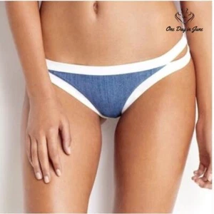 Seafolly Block Party Brazillian Bikini Bottom Size 2 - Picture 1 of 4