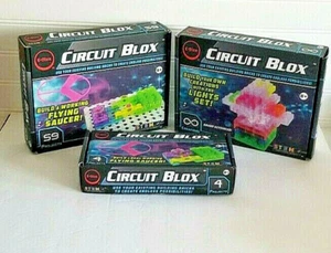 E-Blox Circuit Blox 3 Sets Circuit Board Building STEM Toys Light Up - Picture 1 of 12