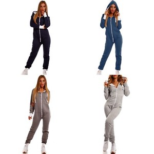 Crazy Age Basic Jumpsuits Ganzkörperanzug Einteiler One Piece Schlafanzug Overal