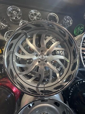 JUEGO DE 4 RUEDAS 26x10/26x9 escalonadas Asanti cepilladas AF862 5x127 con neumáticos Foto 1 de 4