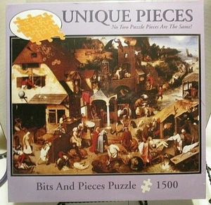 Bits and Pieces 1500 Pieces Puzzle FIND THE PROVERBS New Factory sealed - Picture 1 of 6