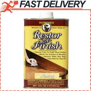 HOWARD RF1016 RF3016 Restor-A-Finish For Light Wood Finishes, 16 oz, Neutral - Picture 1 of 8