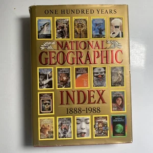 National Geographic Index 1888-1988 one hundred years - Picture 1 of 4