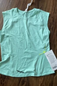 lululemon Girls Cap Sleeve Hiking Tank Wldm Size 4 Authentic NWT - Picture 1 of 8