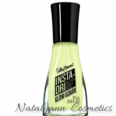 Sally Hansen Insta-Dri Nail Polish 9.17ml Fa-BOO-lous - Glow in the Dark - NEON