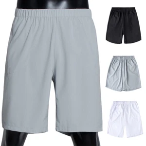 Men Short Pants Islamic Thobe Bottom Elastic Waist Underwear Legging Long Leg - Picture 1 of 24