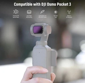 Paquete de 3 filtros K&F Concept NANO-X Series para DJI Osmo Pocket 3 ND16+64+256 - Imagen 1 de 5
