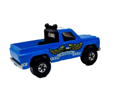 {Camioneta pickup Chevrolet Blackwall vintage Hot Wheels Bywayman bonita Blue Eagle Foto 1 de 4
