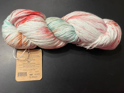 Hilo Araucania Confeti ~ Algodón Orgánico Pintado a Mano ~ #103 ~ Rio Musical Foto 1 de 4