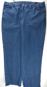 Ruby Rd Denim Original Easy Fit Damenhose Größe 18W blau neu mit Etikett - Bild 1 von 5