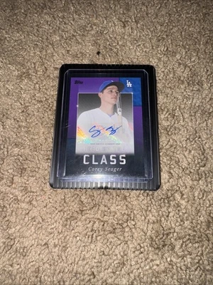 Topps X Wander Franco Collection - Corey Seated Purple Parallel Auto 8/25 - Image 1 of 4