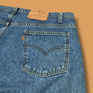 Vintage 90s Levis 505 Blue Jeans Mens *Fits 38 x 34 Straight Orange Tab - Picture 1 of 10