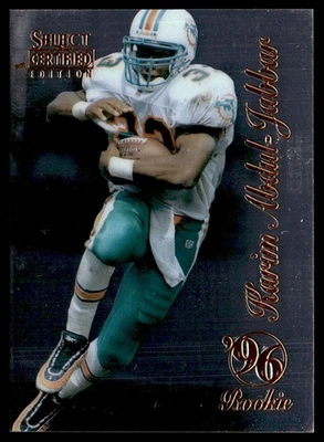 1996 Select Certified Karim Abdul-Jabbbar #90 - Image 1 of 2