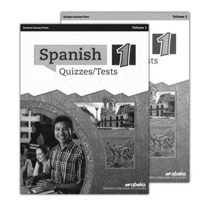 Abeka High School Spanish 1 Student Quizzes/Tests Home School Book Volume 1 & 2 - Picture 1 of 7