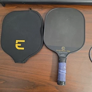 Electrum Pro Pickleball Paddle in fibra di carbonio omologato USAPA con coperchio - Foto 1 di 9