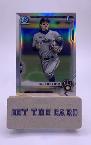 Sal Frelick 2021 1st Bowman Chrome Draft Refractor #BDC-172 Milwaukee Brewers  - Bild 1 von 2