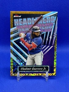 2023 Topps Finest Gold Refractor #/50 Headliners Vladimir Guerrero Jr Toronto SP - Picture 1 of 2