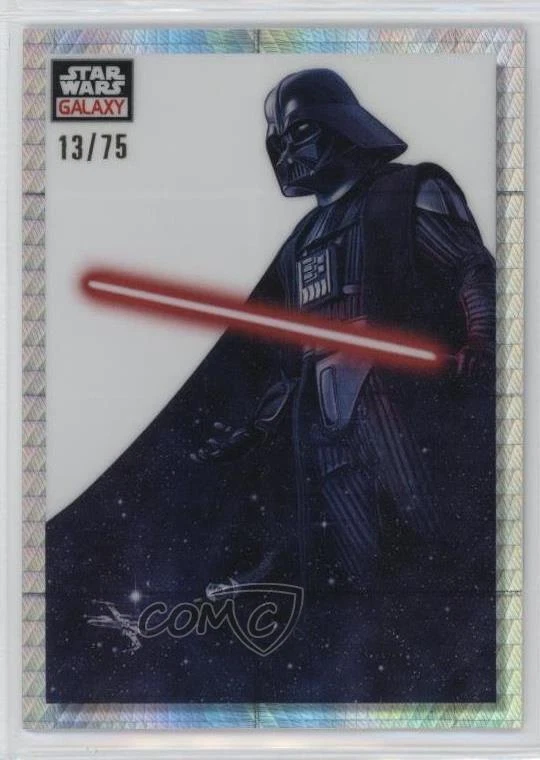 2023 Chrome Star Wars Galaxy Prism Refractor 13/75 Darth Vader Dark Side #92 ep3