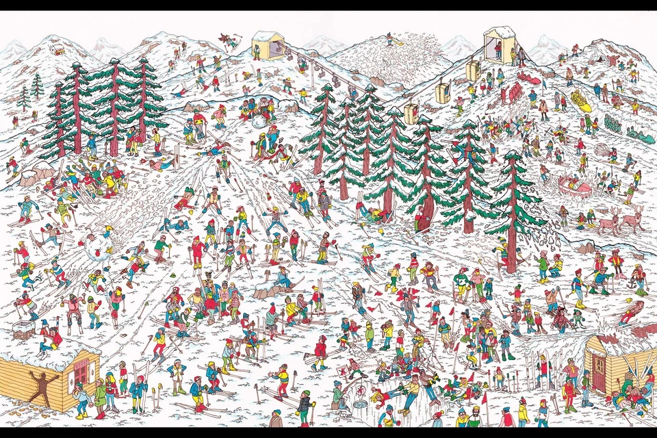 Where's Waldo Poster Photo Wall Art Home Decor Prints 16x24, 20x30, 24x36"