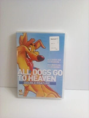 All Dogs Go to Heaven/All Dogs Go to Heaven 2 (DVD) Double Feature  NEW - Image 1 of 2