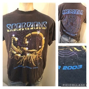 Camiseta Vintage Camiseta SCORPIONS Double Thunder Tour 2003 Rock Concert XL - Imagen 1 de 18