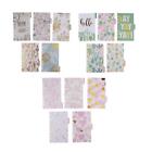 6 pcs Colorful Tabbed Paper Planner Divider Index Page Tab A6 Notebook