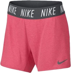 Nike Girls Dri Fit Trophy Training Shorts Pink Grey Sz L 910252-823 - Picture 1 of 1