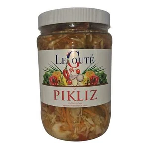 appetizers recipes, Haitian Pikliz Hot Sauce, Haitian Pickles Hot Sauce 32 Oz - Picture 1 of 8