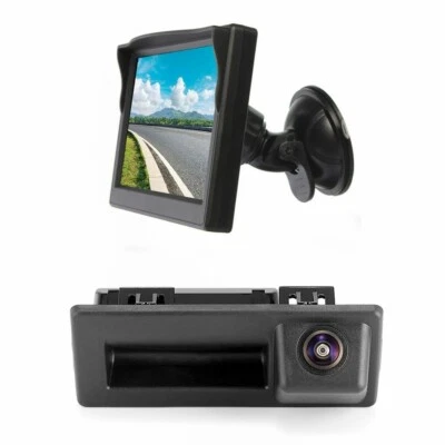 Tailgate Reverse Camera & Suction Cup Rear Display Monitor For Skoda Octavia A7 - Image 1 of 4