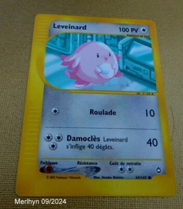 carte pokemon authentique  LEVEINARD Aqualis 69 /147   100 PV  édition 2002 -TBE - Afbeelding 1 van 3