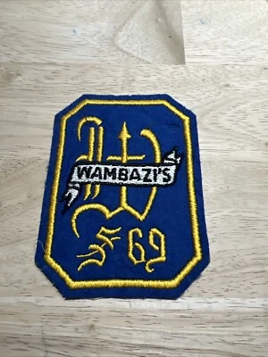 Vintage Foreign Patch Wambazi's 69 W - Very Rare - Image 1 of 4