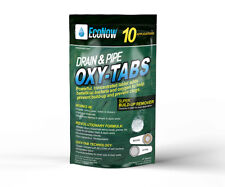 Drain & Pipe Oxy-Tabs - Better alternative to liquid Drain clog remover -10 Uses