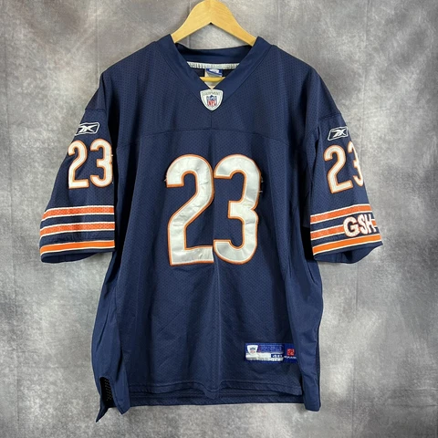 Chicago Bears NFL Jersey Men Size 48 Reebok On Field Devin Hester #23 Blue Cover