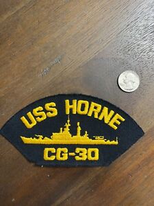 USS HORNE CG-30 NAVY Hat or Jacket Patch, Military Insignia