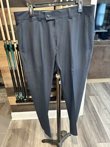 LOUIS RAPHAEL Golf Men's Dark Blue Flat Front Dress Pants Size 36 X 30  - Picture 1 of 4