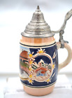 Beer Stein, Germany, small belly shaped, vintage, ##bs293