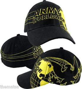 ARMY WORLDWIDE EMBROIDERED MILITARY HAT CAP - Picture 1 of 1