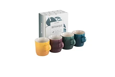 Tazas Cappuccino Le Creuset Botanique Collection 200 ml Pack de 4 Foto 1 de 4