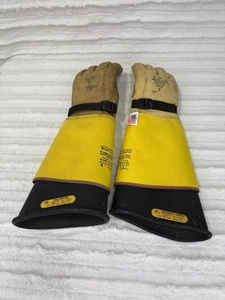 Kunz 16" Lineman Handschuhe Salisbury / North D120 Klasse 2 Größe 9-9,5 17000V (LESEN) - Bild 1 von 9