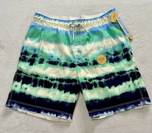 Boys Youth XL Cat & Jack Swim Shorts Tie Dye Color - UPF 50+ - Picture 1 of 5