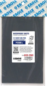 Media hoja de lijado impermeable de carburo de silicio Eagle 9X5,5 JOB-PAK, flexible Bac - Imagen 1 de 12