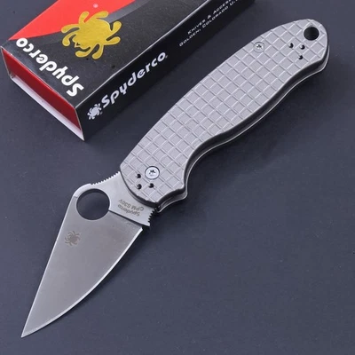 Navaja de Bolsillo 2025 C223 Para Militar Personalizada Mango de Aluminio Bloqueo Trasero Foto 1 de 4