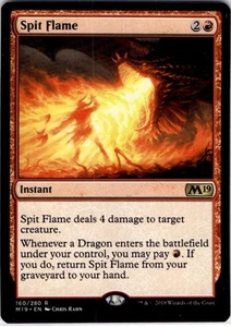 MTG Spit Flame Core Set 2019 Rare #160 - Bild 1 von 2