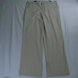 NEW Snake Eyes Golf 38 x 32 Khaki Straight Leg Tech Golf Dress Pants - Picture 1 of 5