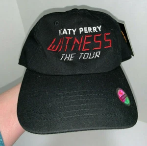Gorra con correa para Katy Perry sombrero testigo de la gira VIP sombrero exclusivo negro gorras Nissi - Imagen 1 de 8