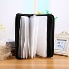 Faux PU Leather 80 Disc CD DVD Holder Storage Cover Case Organizer Wallet Ba XAT