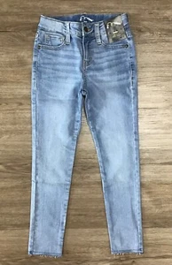 Girls' High-Rise Ankle Skinny Stretch Denim Distressed Jeans Blue art class 8 - Picture 1 of 3