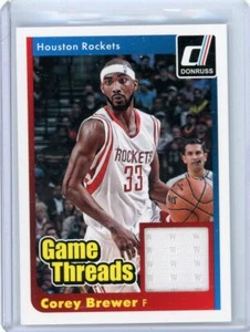corey brewer 2014-15 donruss game threads rockets - Picture 1 of 2